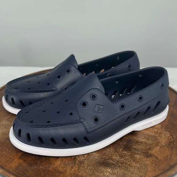 Sperry Shoes - Sperry Shoes Wm 9 A/O Float Blue EVA Slip On Moccasin Boat Shoe Loafer
